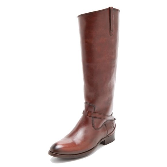 Frye Redwood Brown Lindsay Plate Riding Boots size 6.5 - Picture 8 of 15